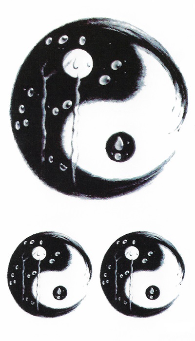 tattoo temporaire ying yang